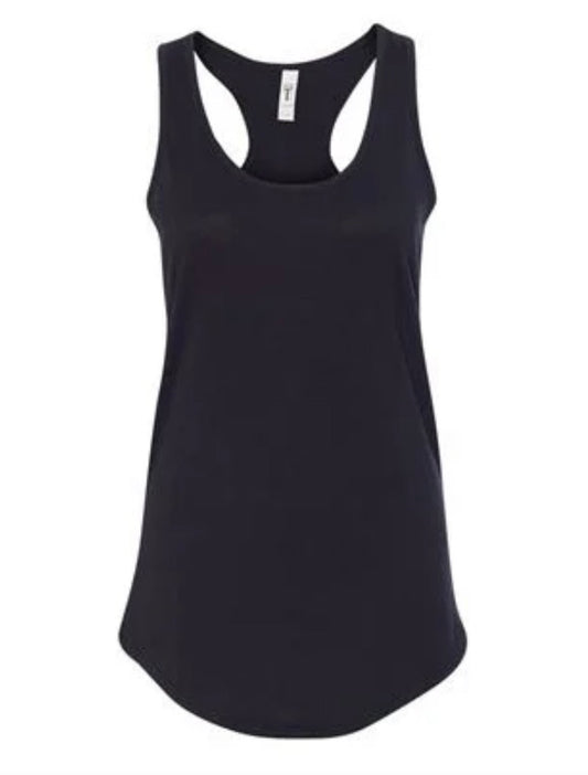 Black Raceback Tank Top X-LARGE