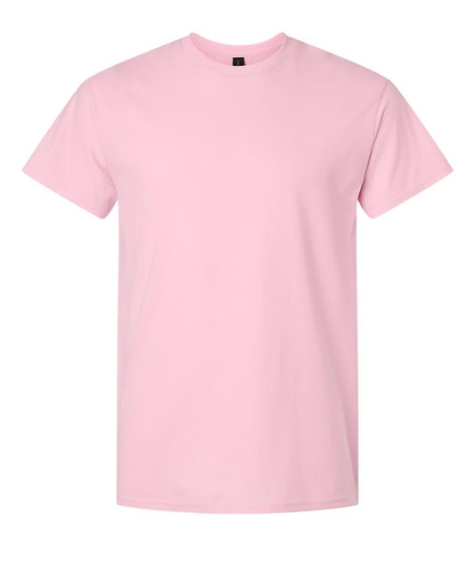 Light pink light cotton Gildan tee 2XL-Unisex